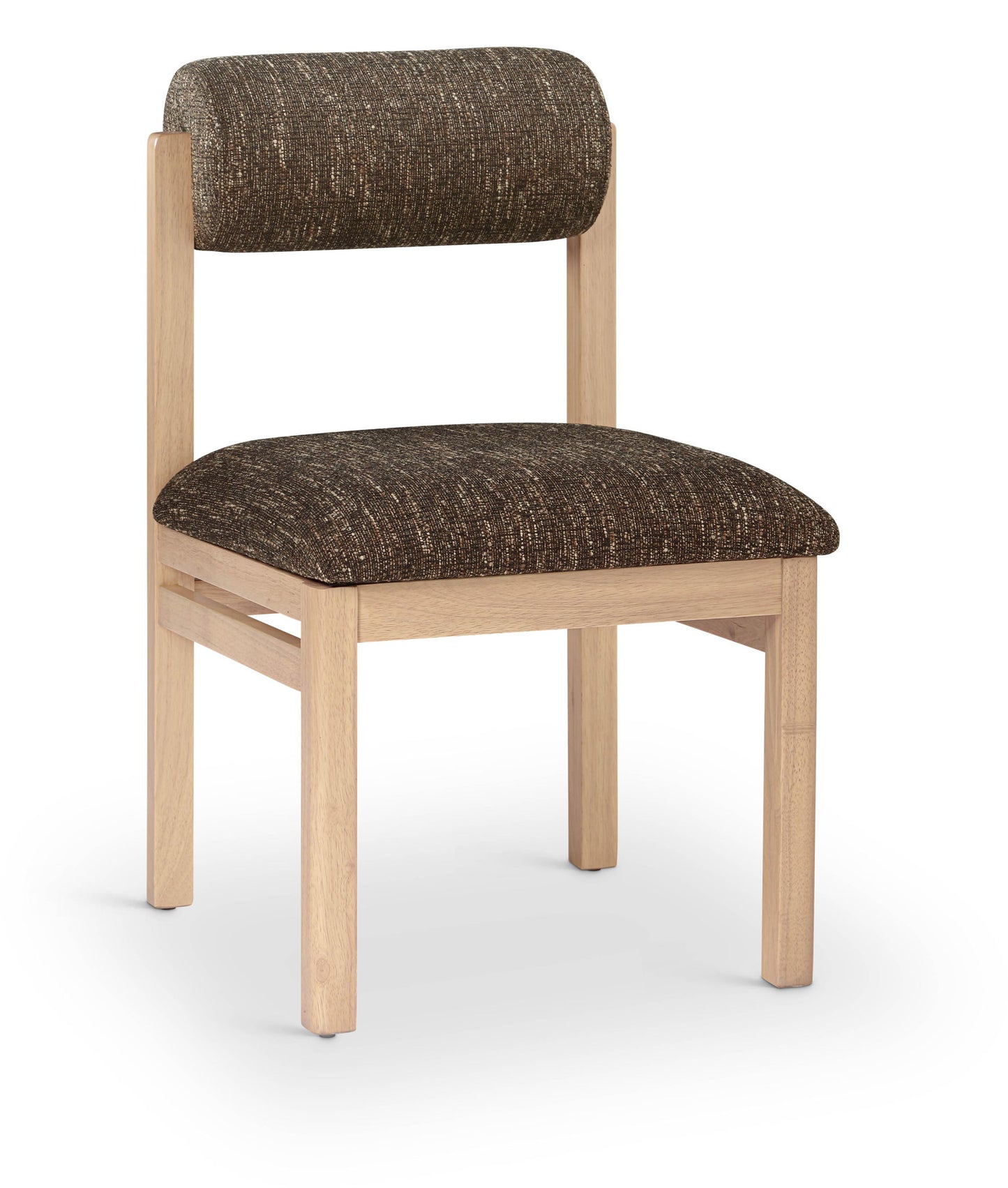 Roundhill - Fabric Dining Chair (Set of 2) - Natural Frame