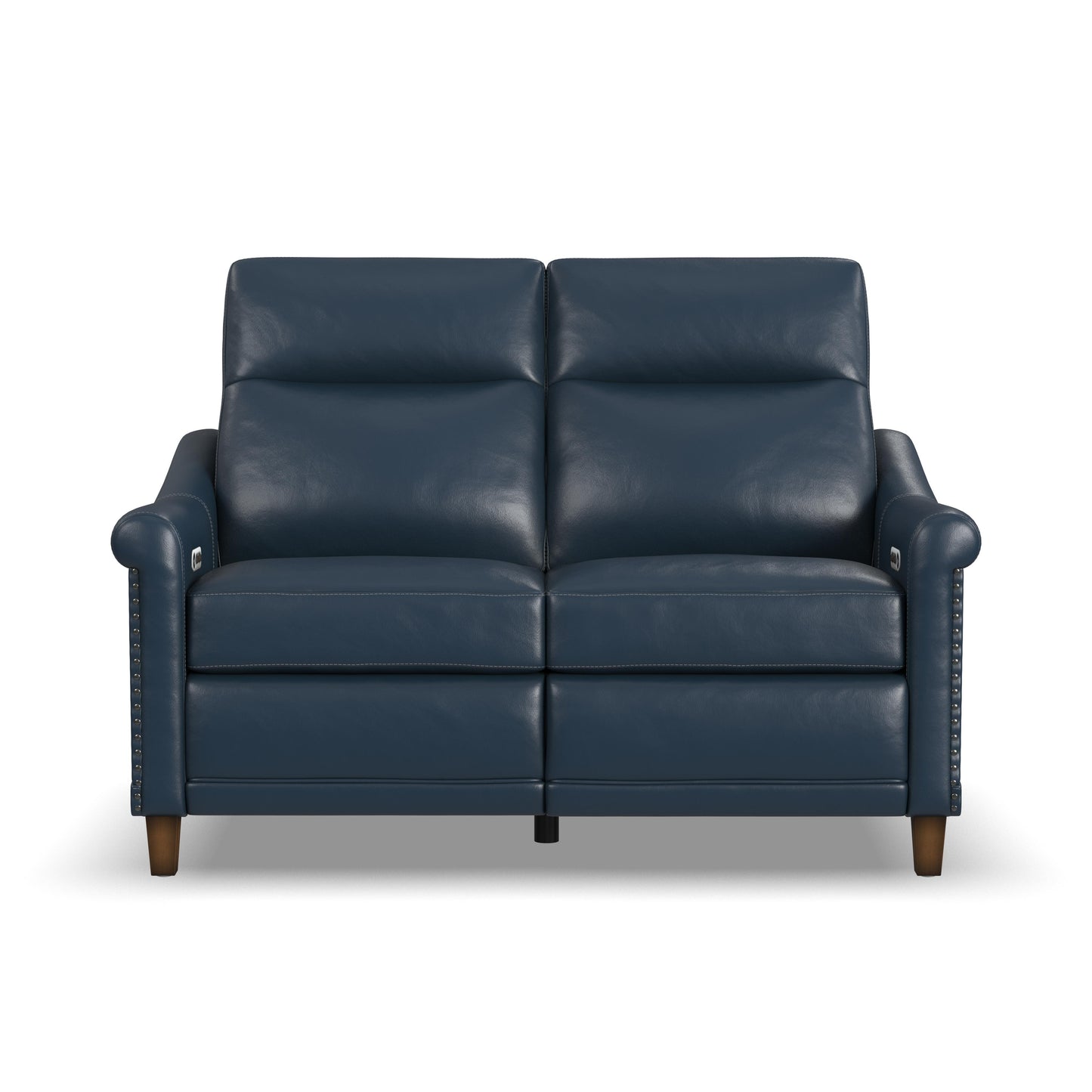 Elizabeth - Power Reclining Loveseat with Power Headrests - Blue