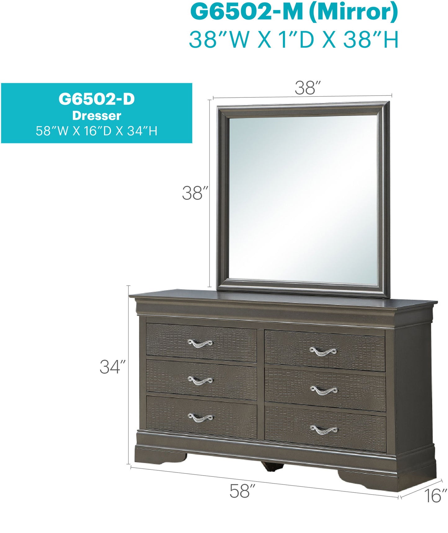 Glory Furniture - Lorana - Dresser