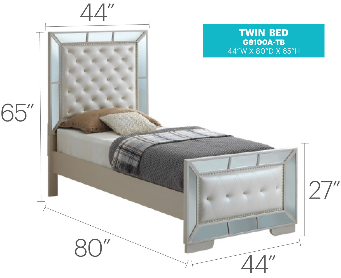 Glory Furniture - Hollywood Hills - Bed