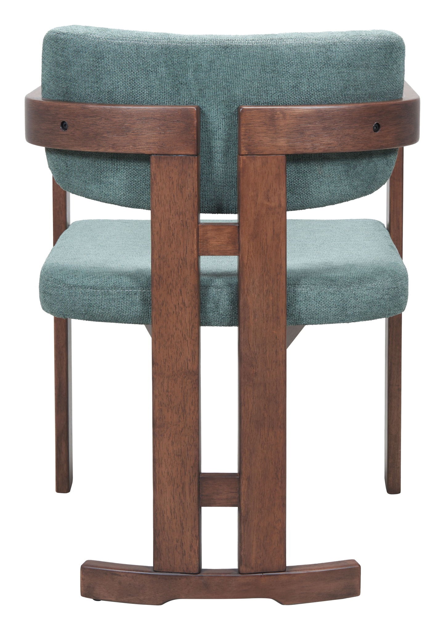 Poly - Dining Chair - Moss Gray & Walnut