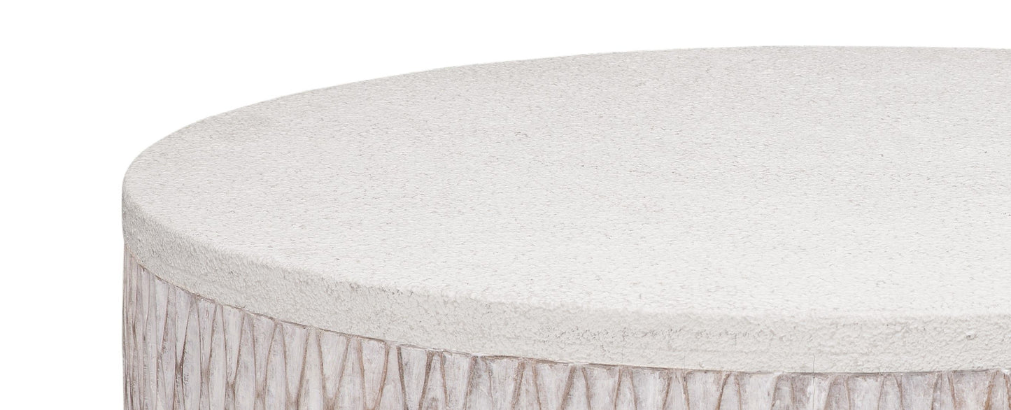 Brewer - Accent Cocktail Table - White