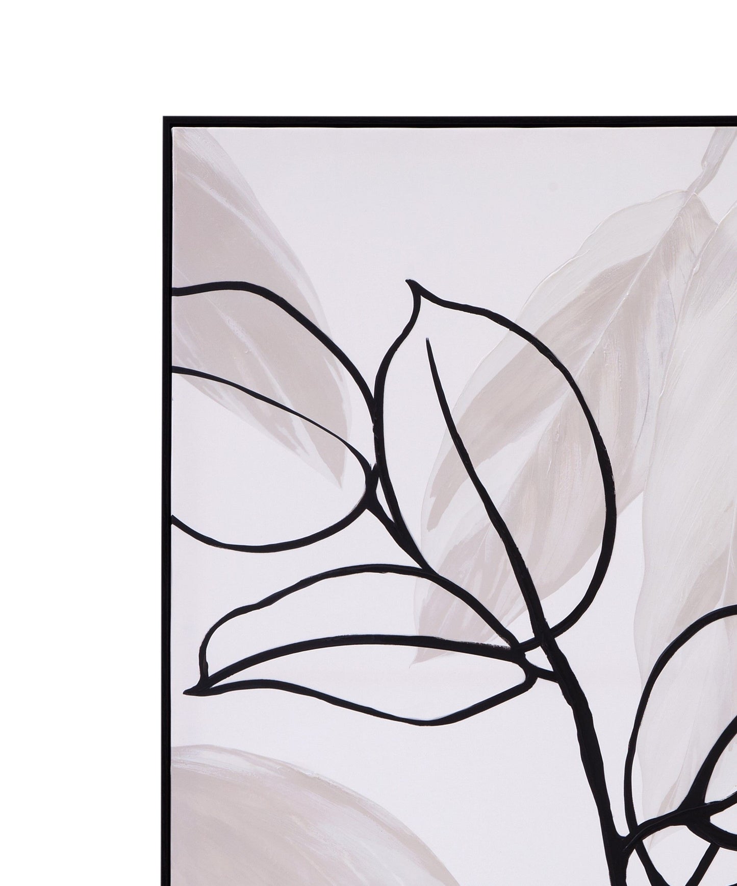 Harmony I Canvas Art - White