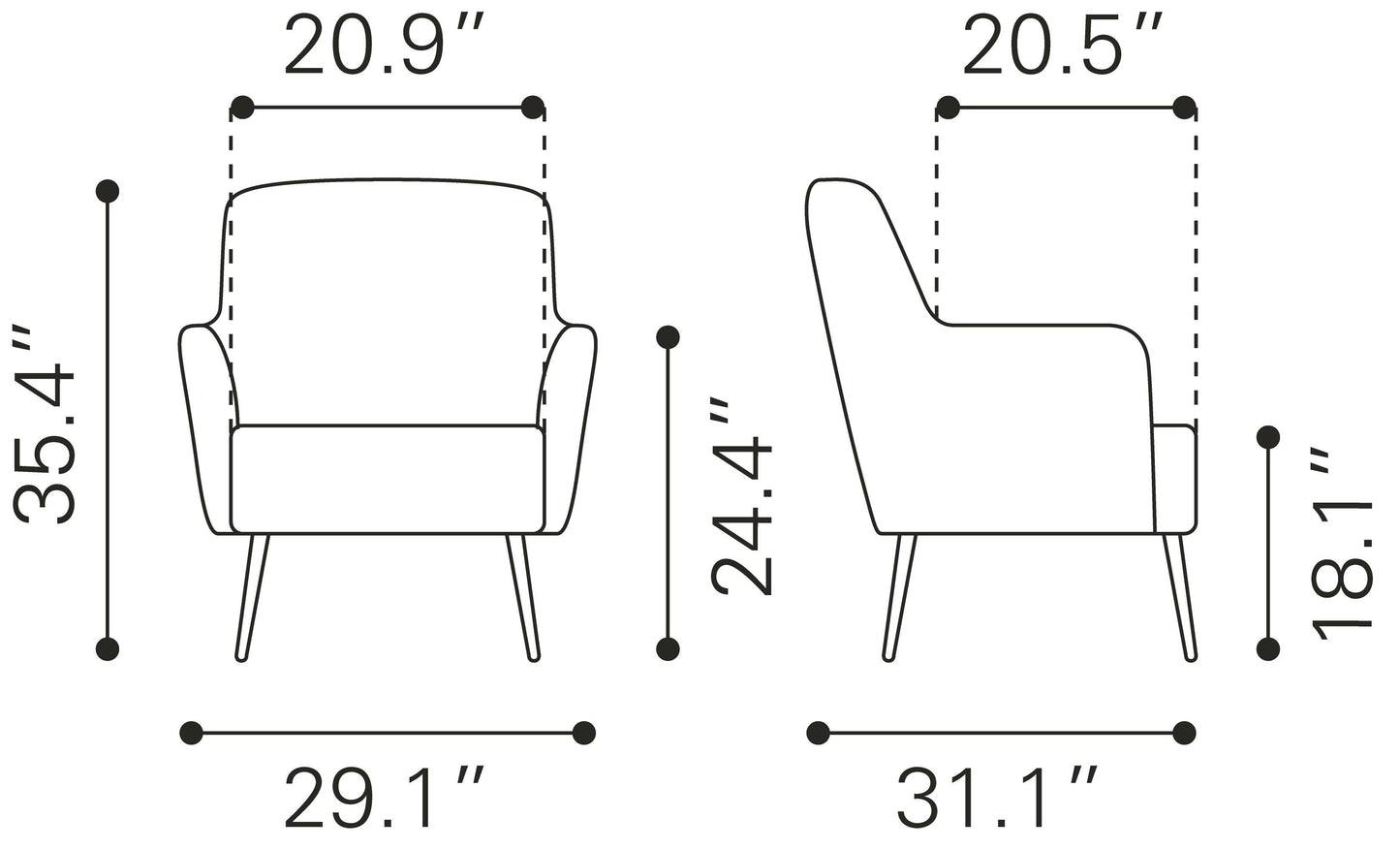 Tasmania - Accent Chair