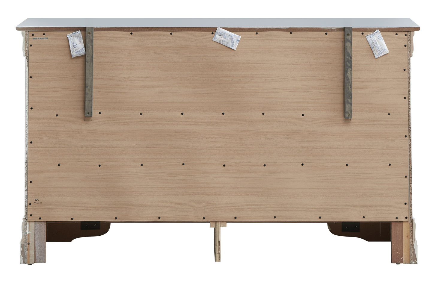 Lorana - 33" Dresser - Silver Champagne