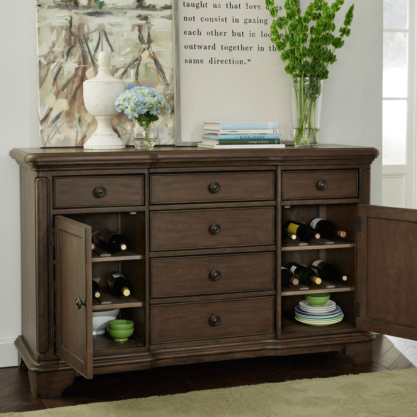 Stafford - Credenza - Dark Brown