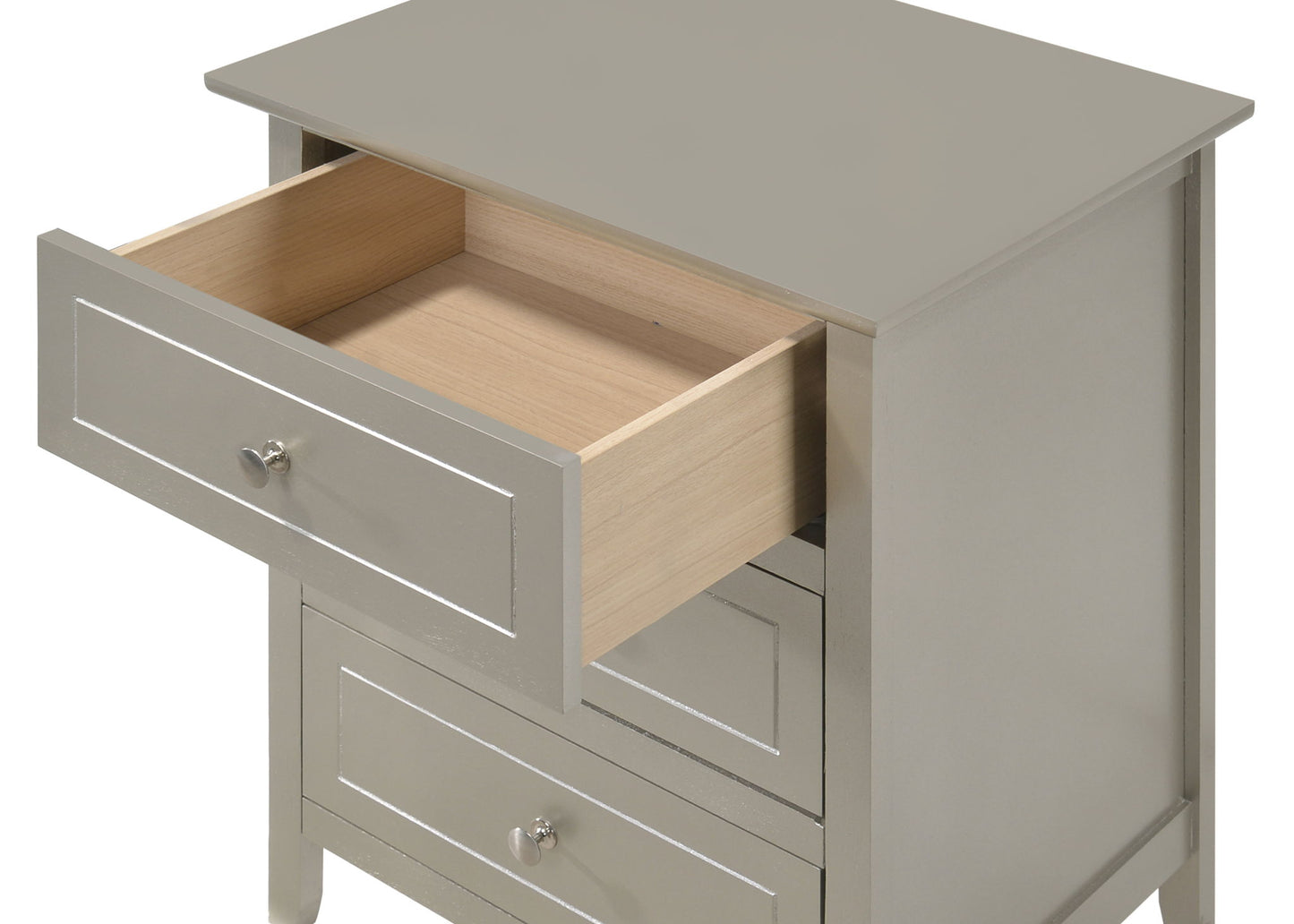 Glory Furniture - Daniel - 3 Drawer Nightstand
