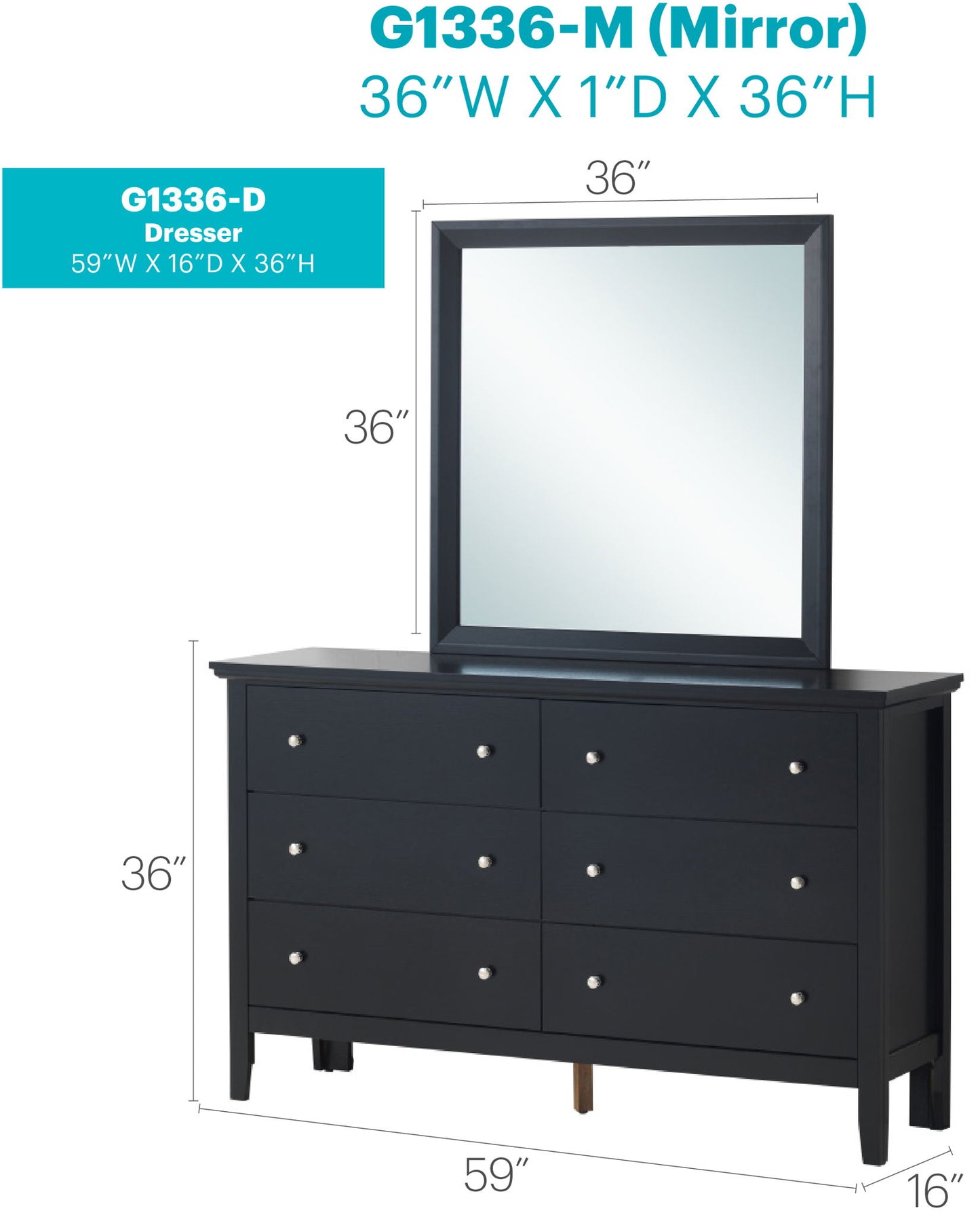 Glory Furniture - Primo - Dresser