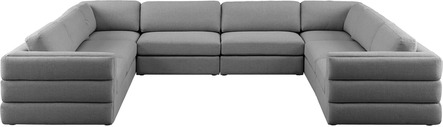 Beckham - Modular Sectional 8 Piece - Gray