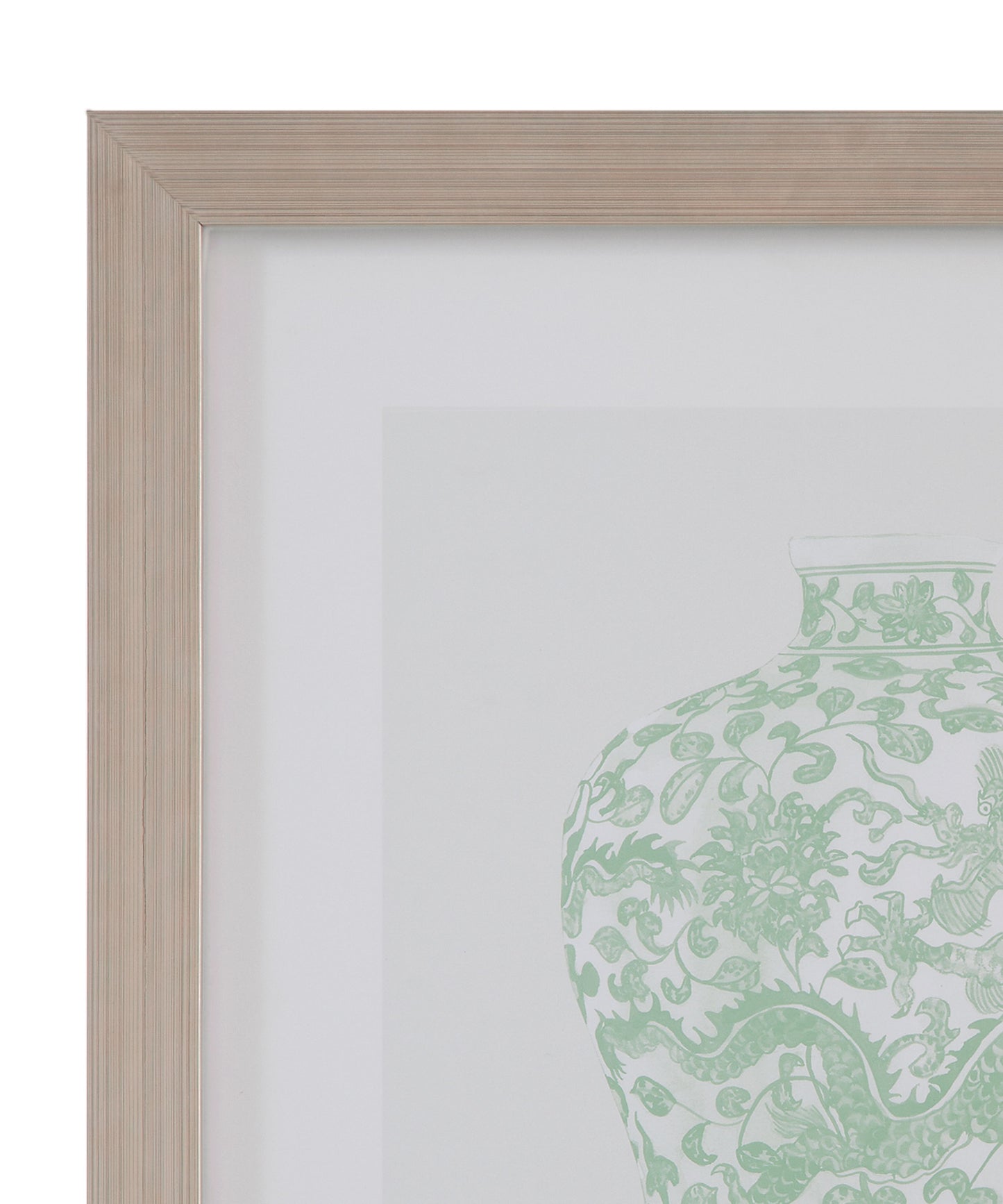Mint Vases III Framed Print - Green