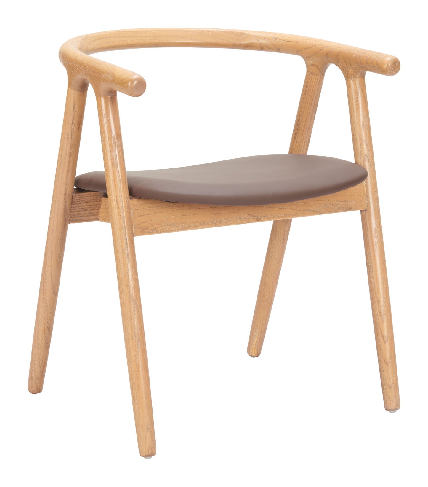 Peker - Dining Chair (Set of 2) - Brown / Natural