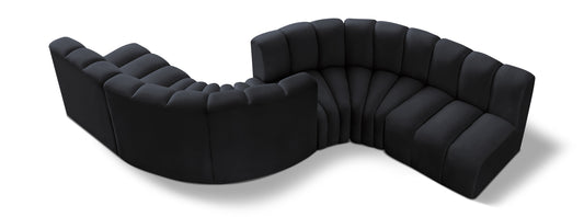 Arc - Velvet 6 Piece Modular Sofa