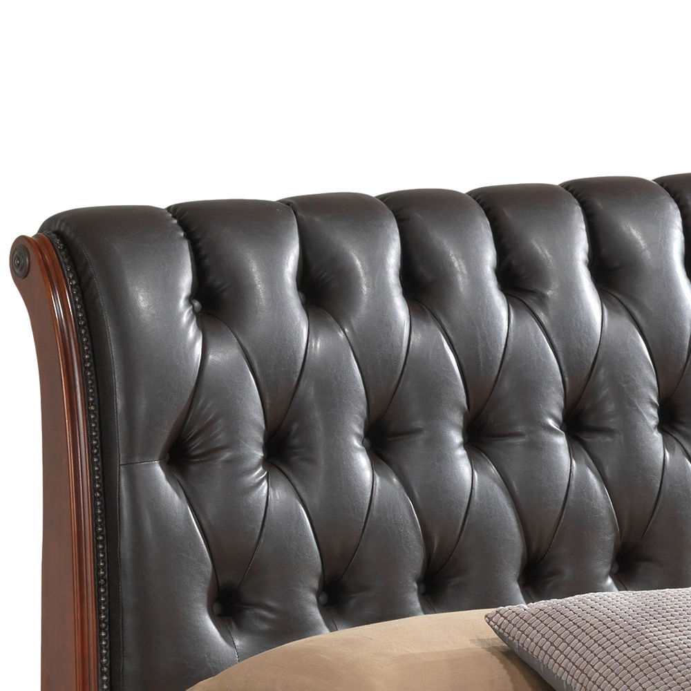 Glory Furniture - LaVita - Faux Leather Upholstered Storage Bed