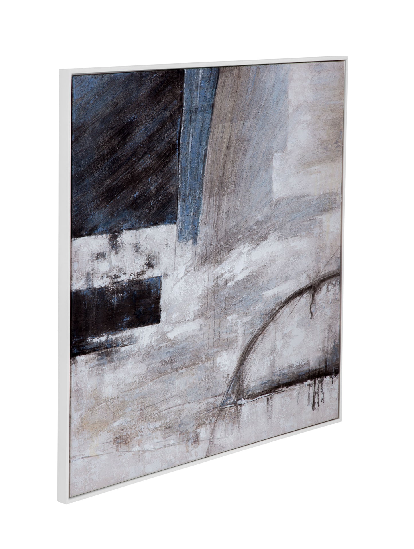 Yuma Canvas Art - Gray