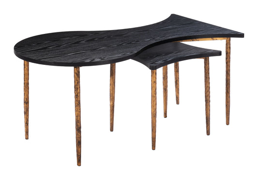 Norden - Coffee Table Set - Black / Bronze