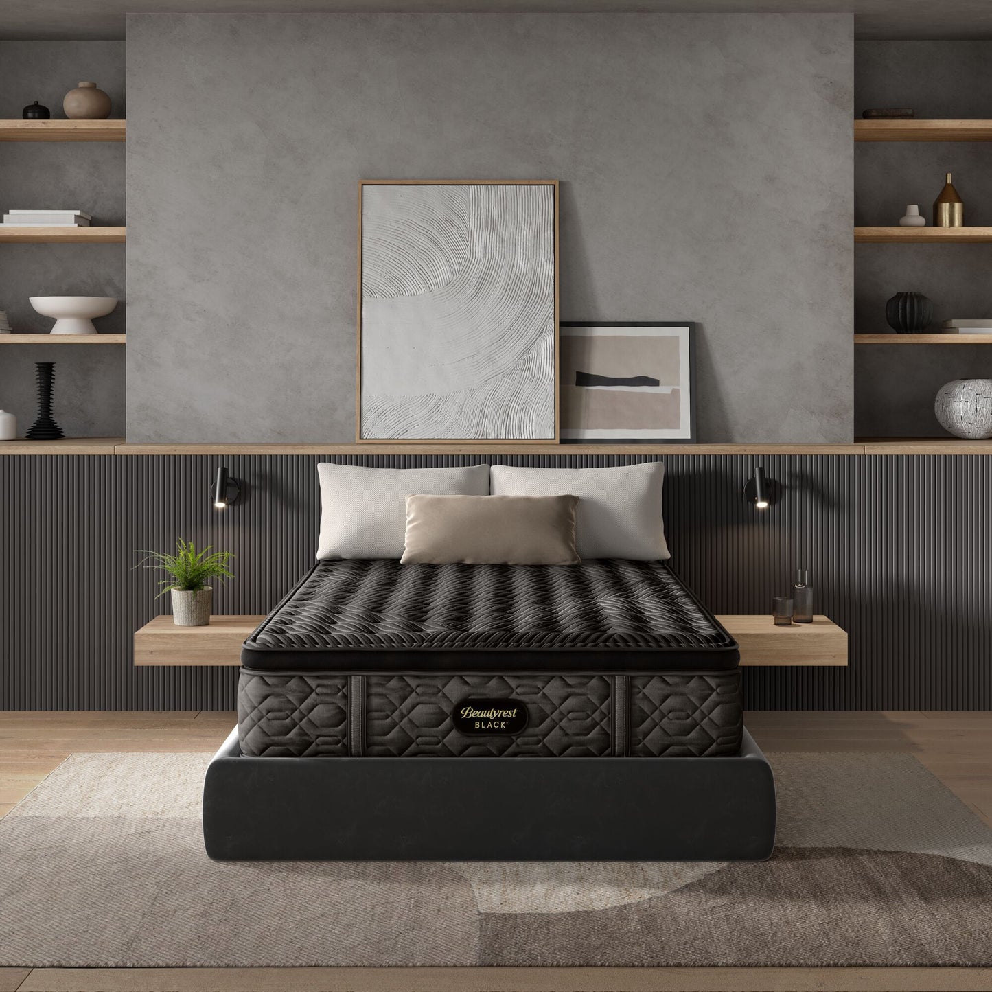 Beautyrest Black - 14.75" Series One Medium Pillow Top Mattress