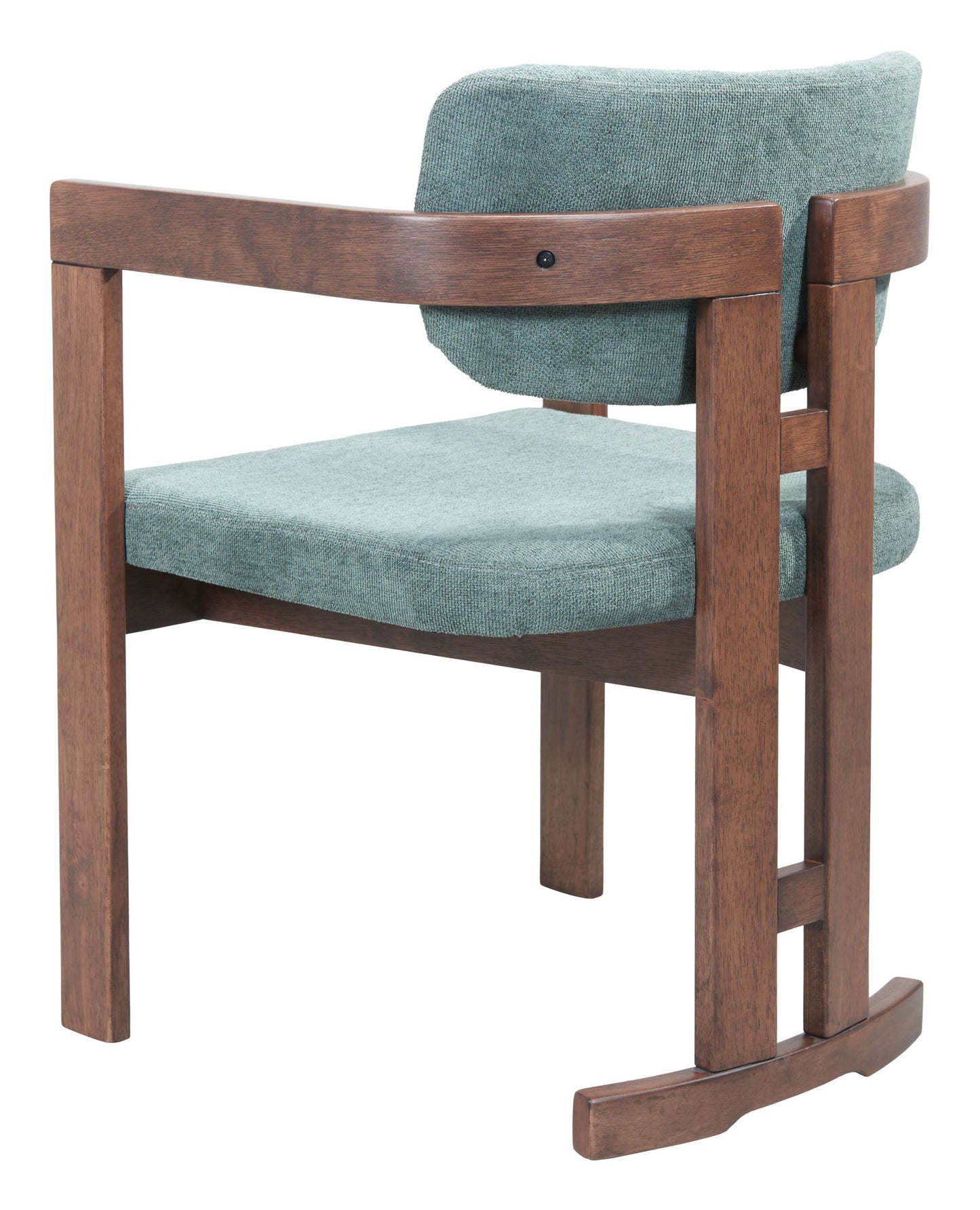 Poly - Dining Chair - Moss Gray & Walnut