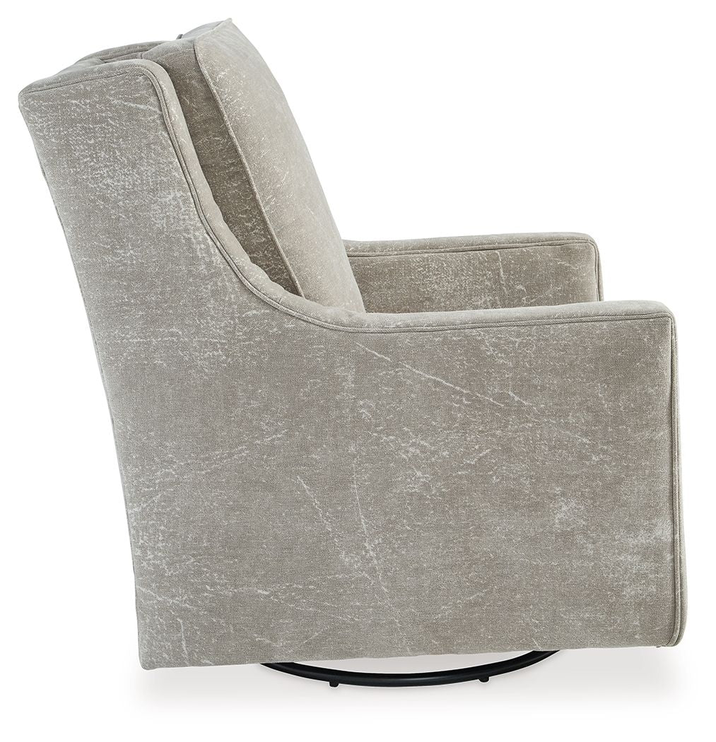 Kambria - Pebble - Swivel Glider Accent Chair