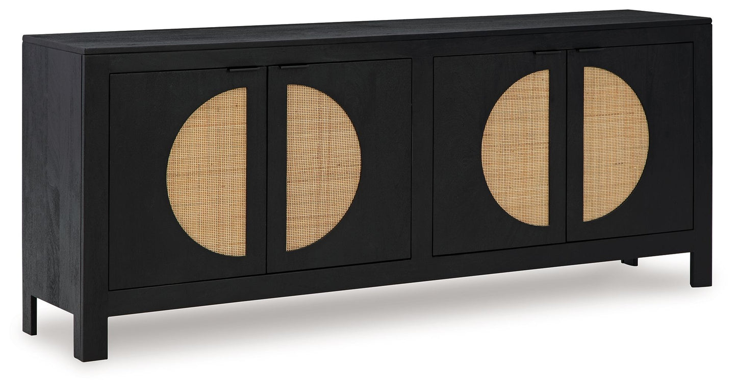 Cliffiings - Accent Cabinet - Black / Natural