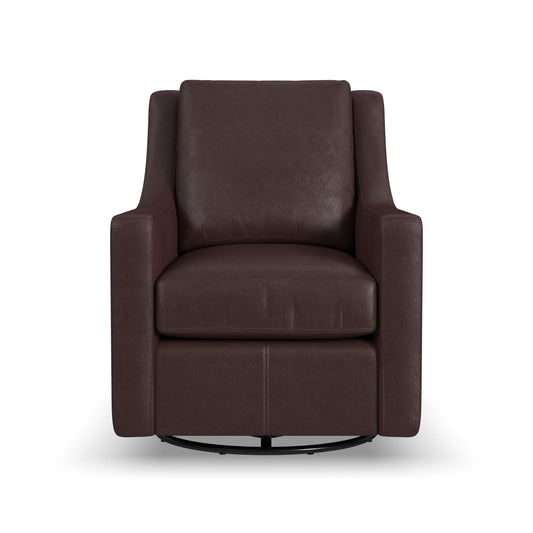 Murph - Leather Stationary Swivel Chair