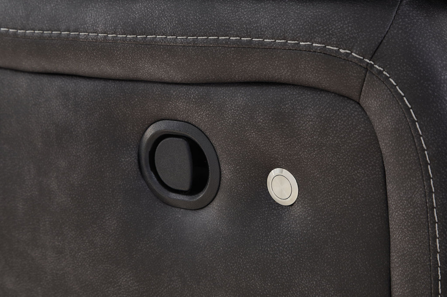 Sultan Meadow - 2-Piece Reclining Sectional - Carbon