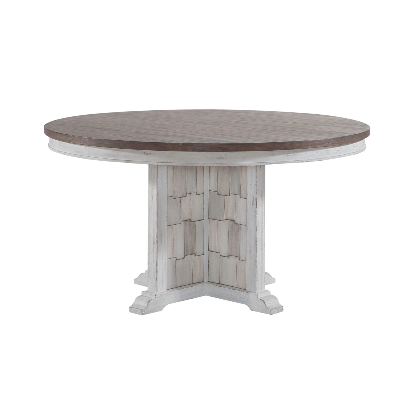 River Place - Pedestal Table - White
