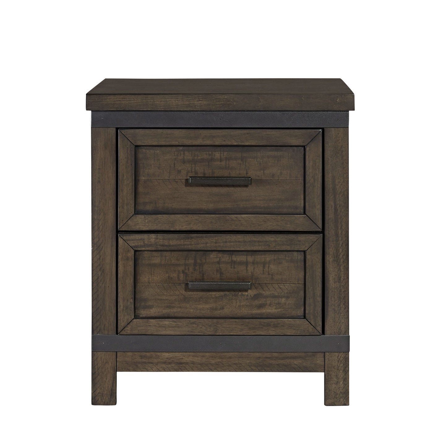 Thornwood Hills - 2 Drawer Nightstand - Dark Brown