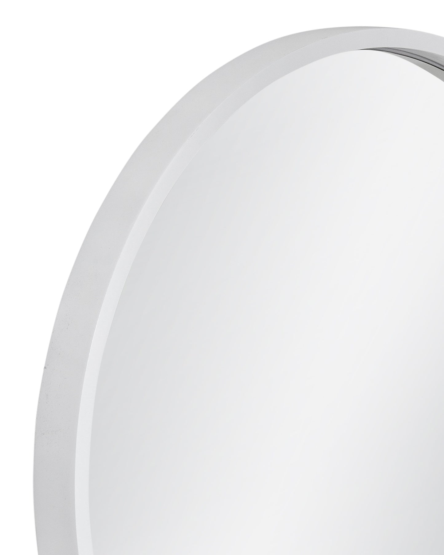 Cyprus - Wall Mirror - Glossy White