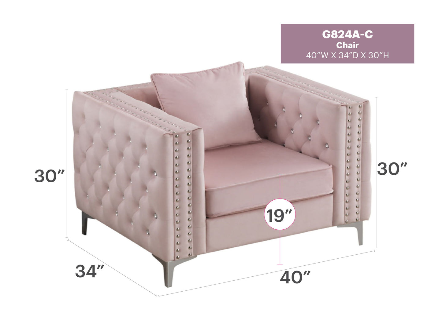 Glory Furniture - Paige - Chair