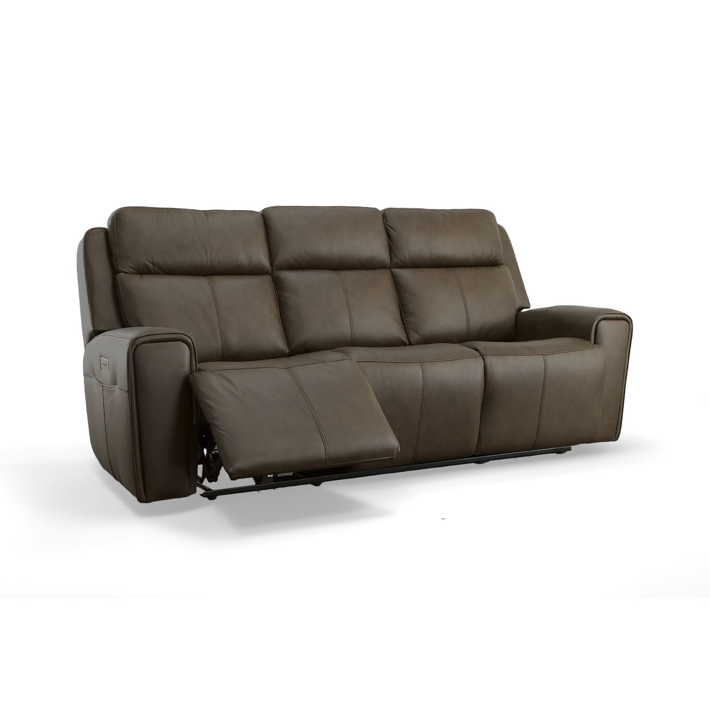 Barnett - Power Reclining Sofa with Power Headrests & Lumbar