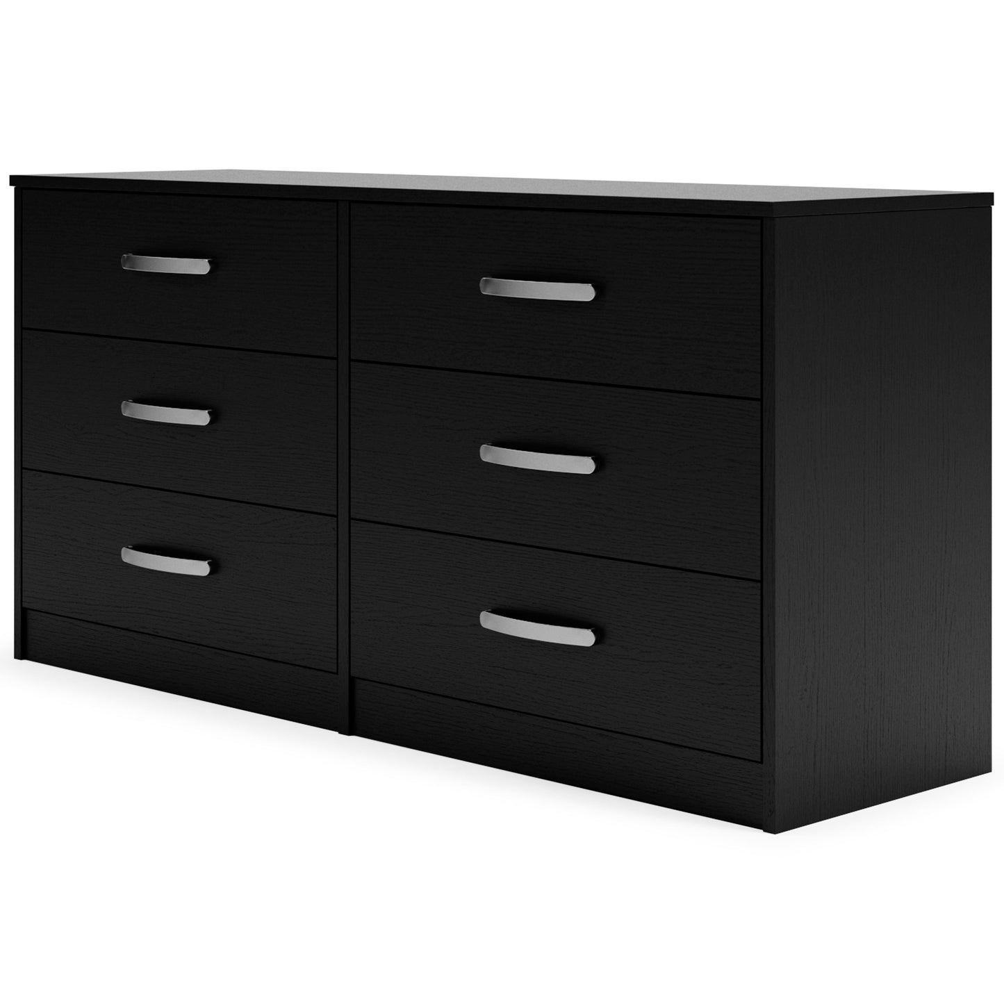 Finch - Black - Six Drawer Dresser - 29'' Height