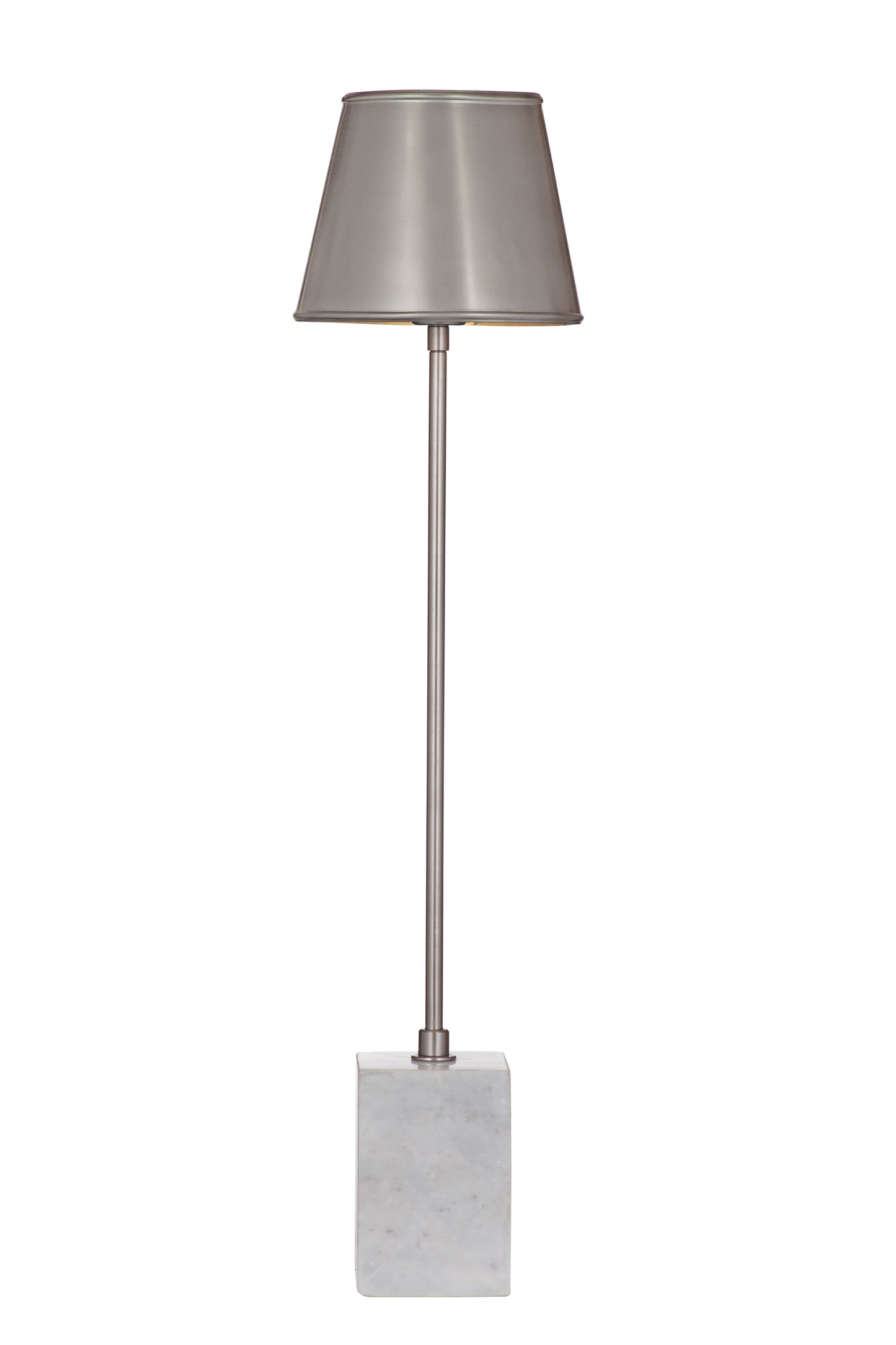 Silver - Table Lamp - White