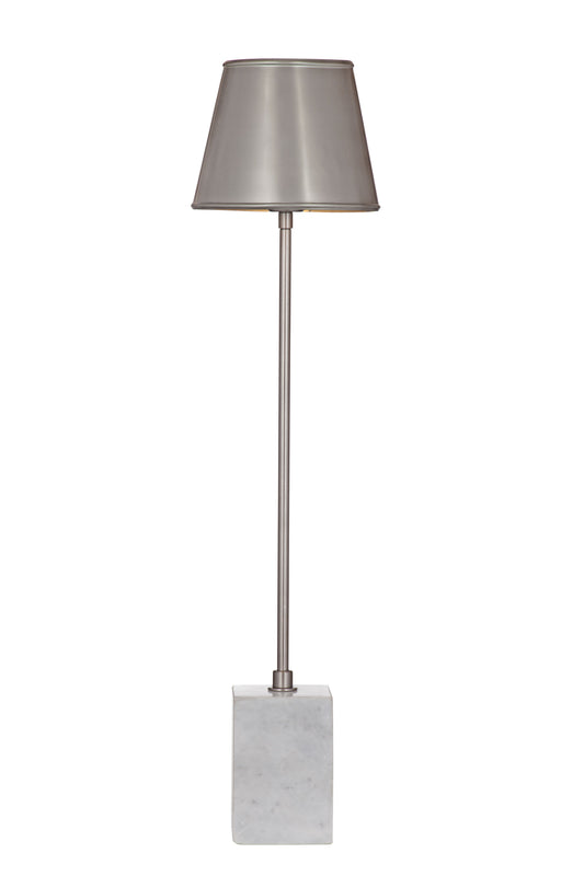 Silver - Table Lamp - White