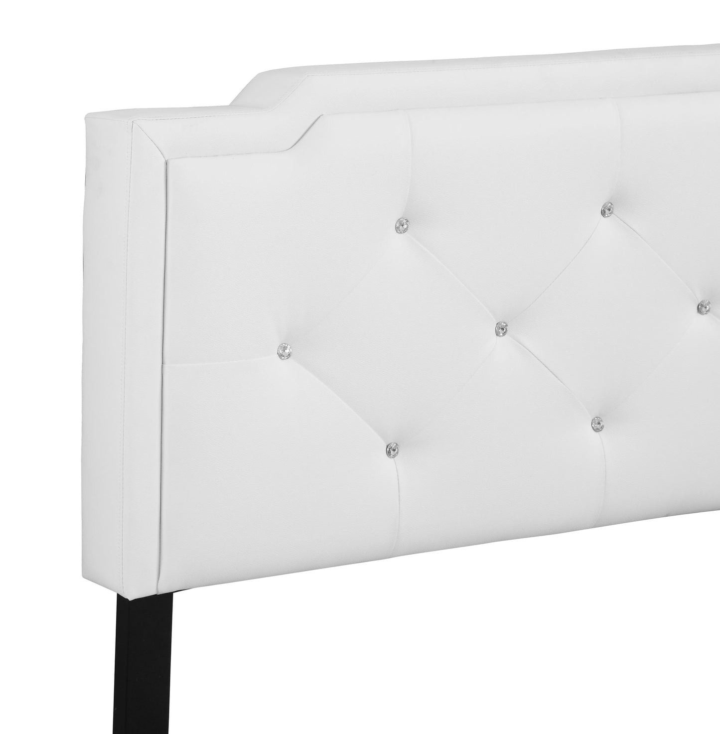 Glory Furniture - Deb - Faux Crystals Tufted Bed