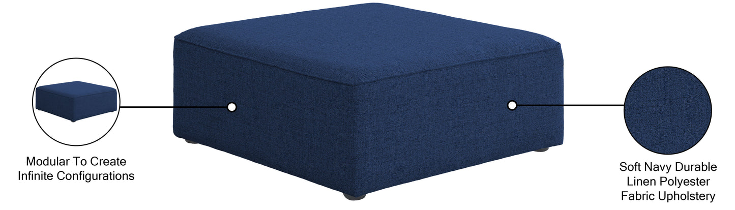 Cube - Linen Ottoman