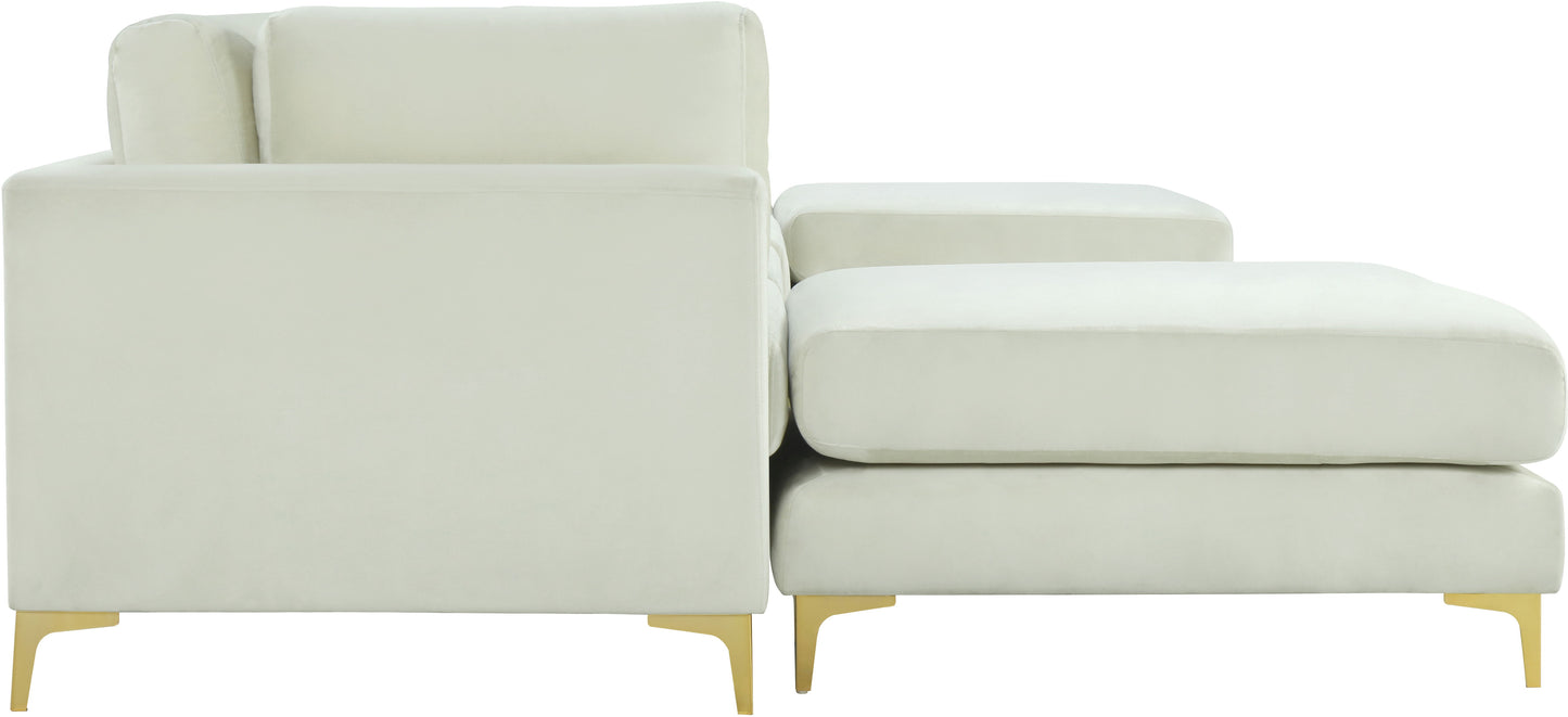 Julia - Modular Sectional 6 Piece - Fabric - Cream