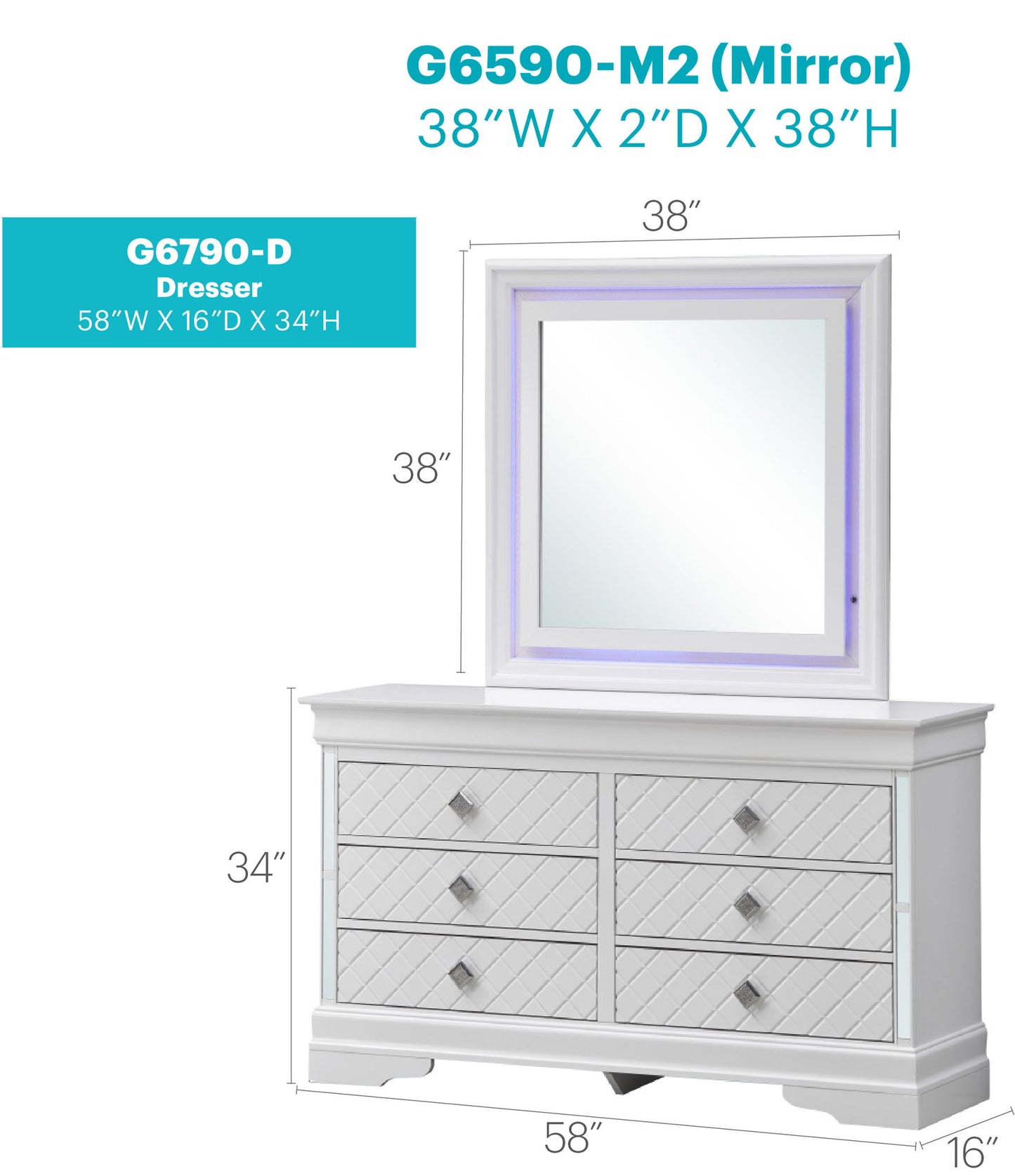 Glory Furniture - Verona - Dresser