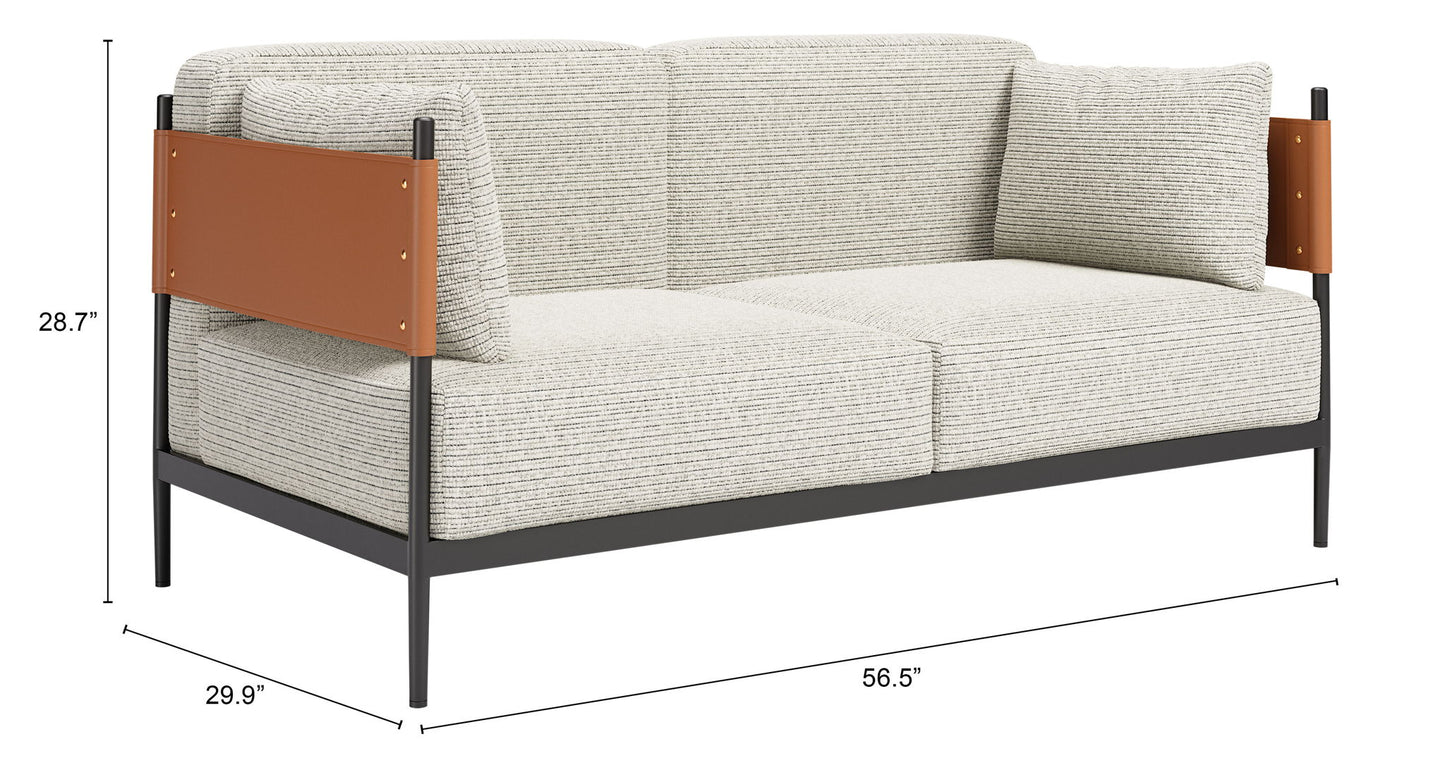 Stirbe - Loveseat - Gray