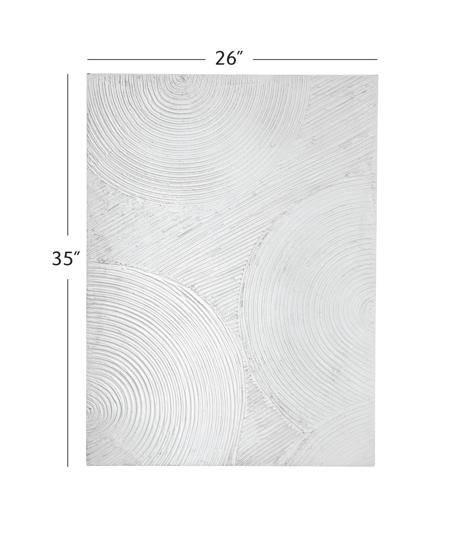 Elton Wall Art - White