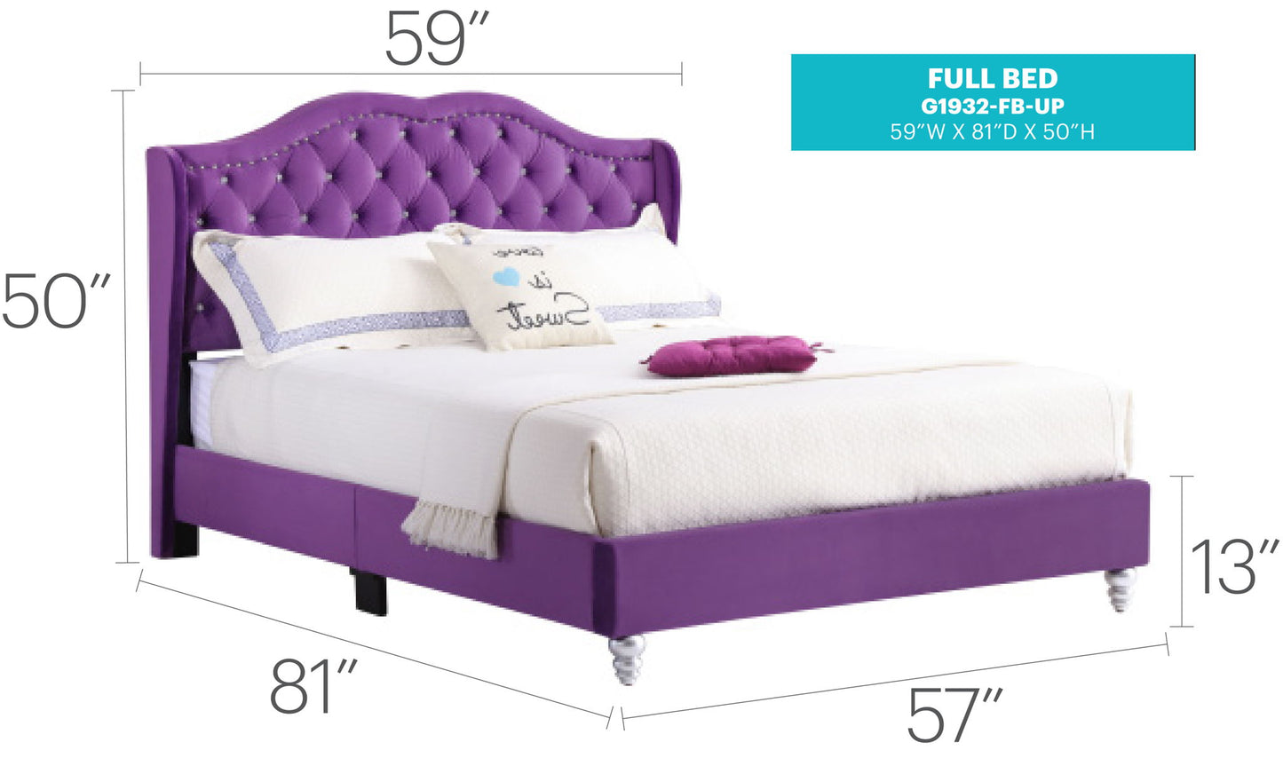 Glory Furniture - Joy - Upholstered Bed