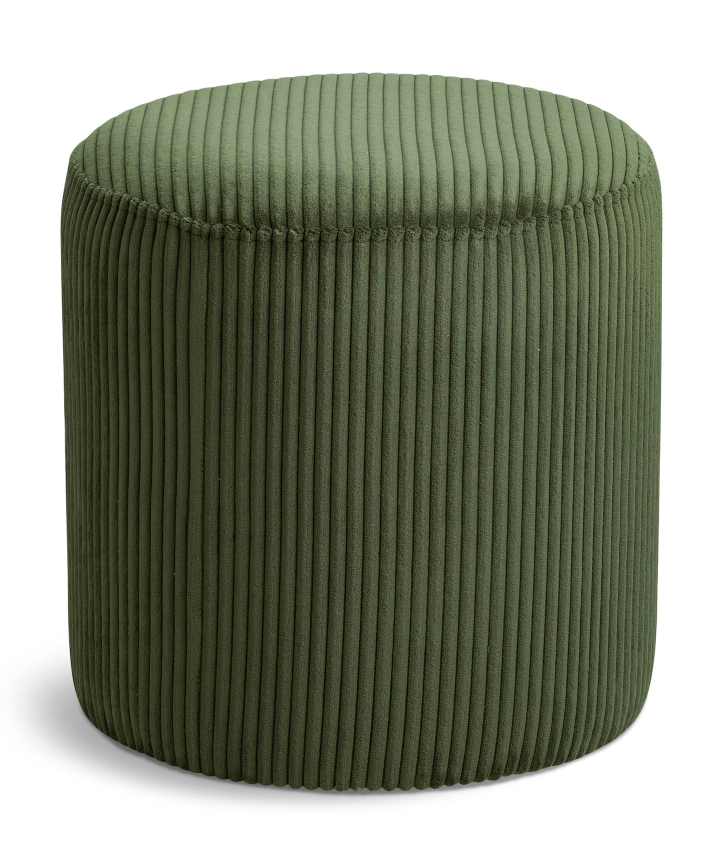 Roy - Round Microsuede Ottoman / Stool