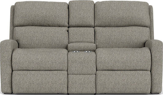 Catalina - Fabric Reclining Loveseat With Console