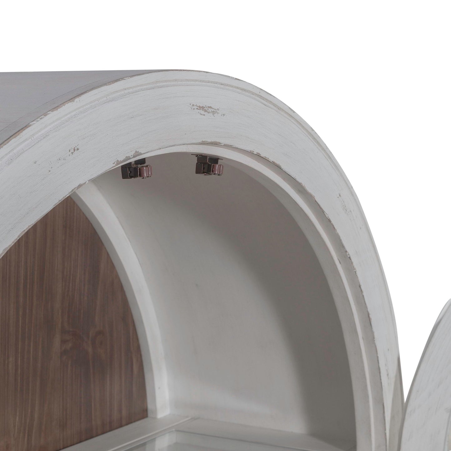 River Place - Curio Hutch - White