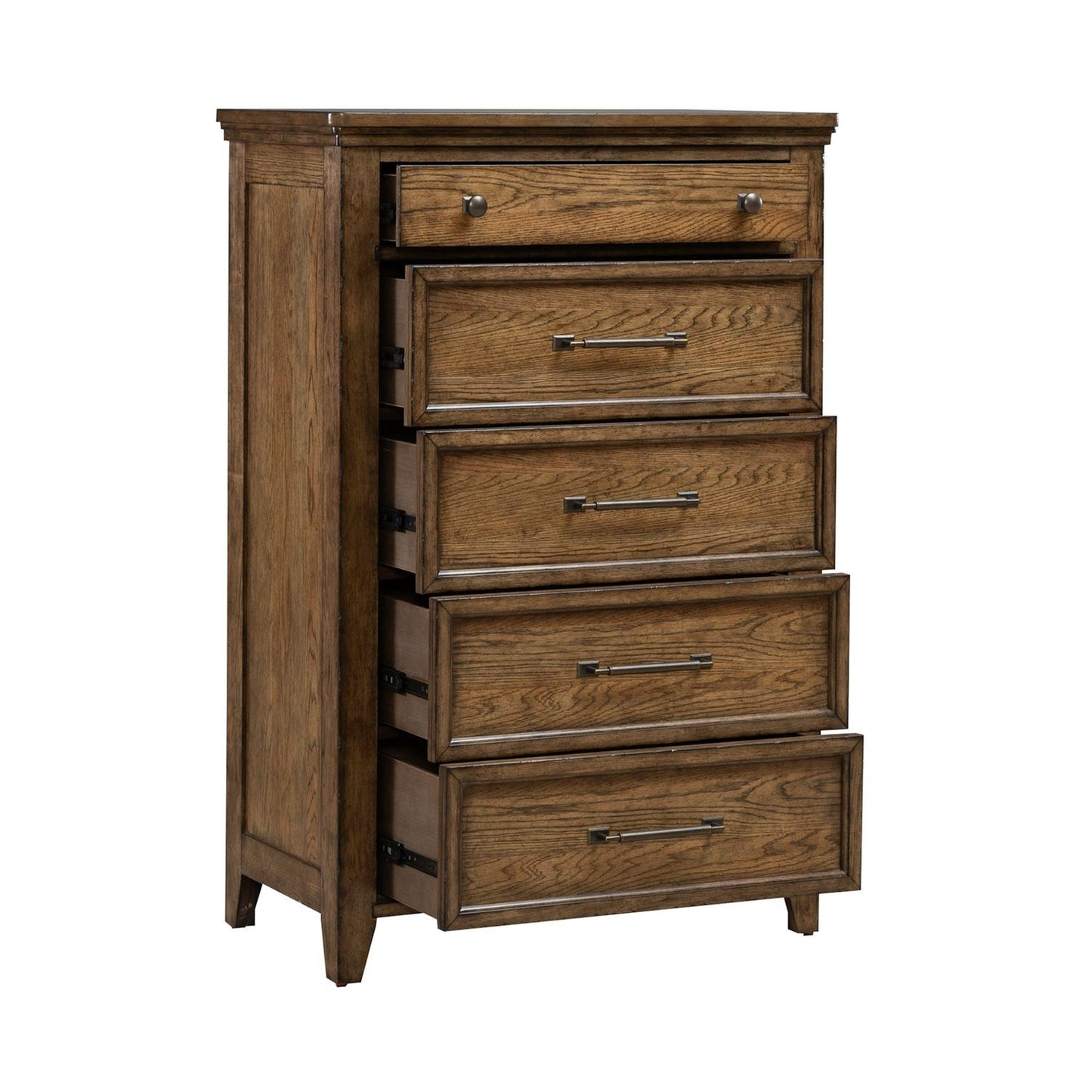 Carolina Park - 5 Drawer Chest - Brown