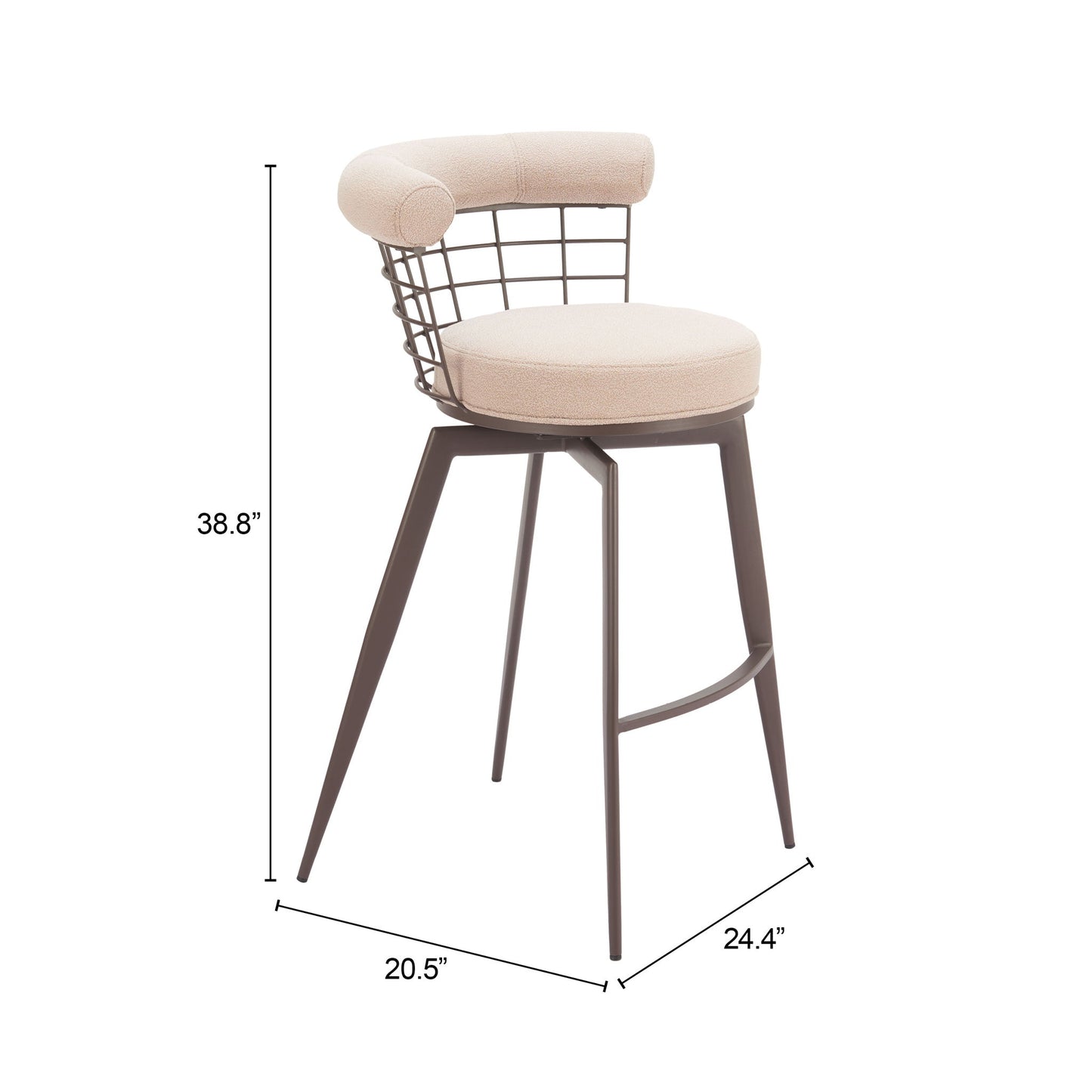 Saku - Swivel Barstool