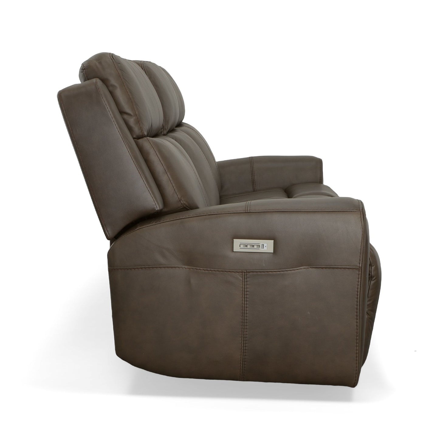 Barnett - Power Reclining Sofa with Power Headrests & Lumbar