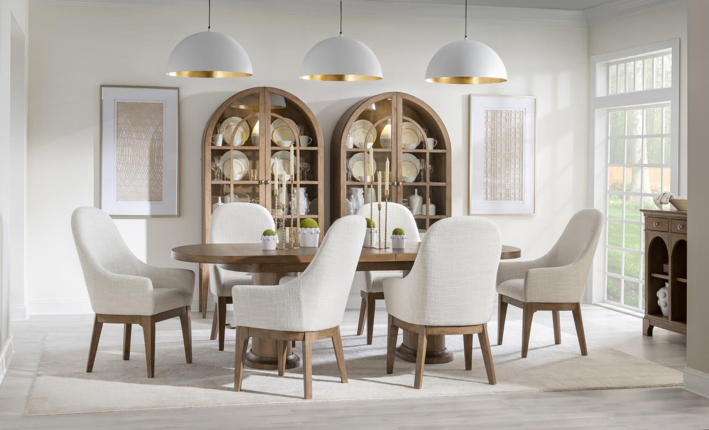 Harmony - Complete Double Pedestal Dining Table