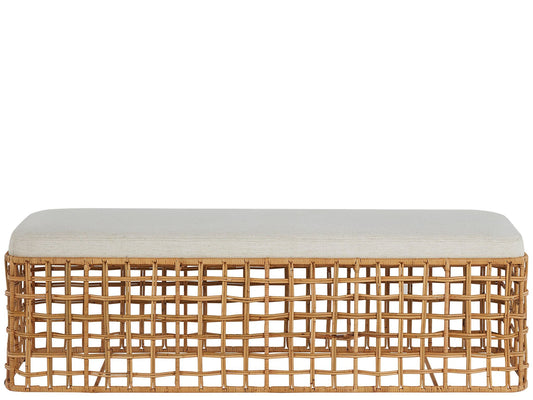 Getaway - Rattan Bench - Light Brown