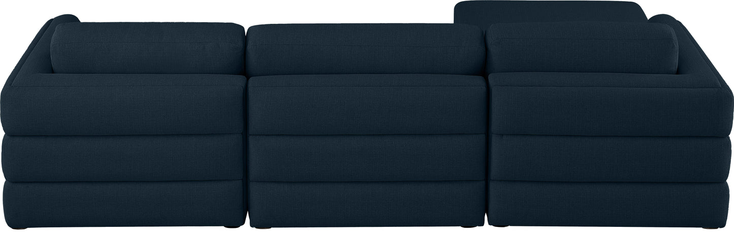 Beckham - Modular Sectional 4 Piece - Navy