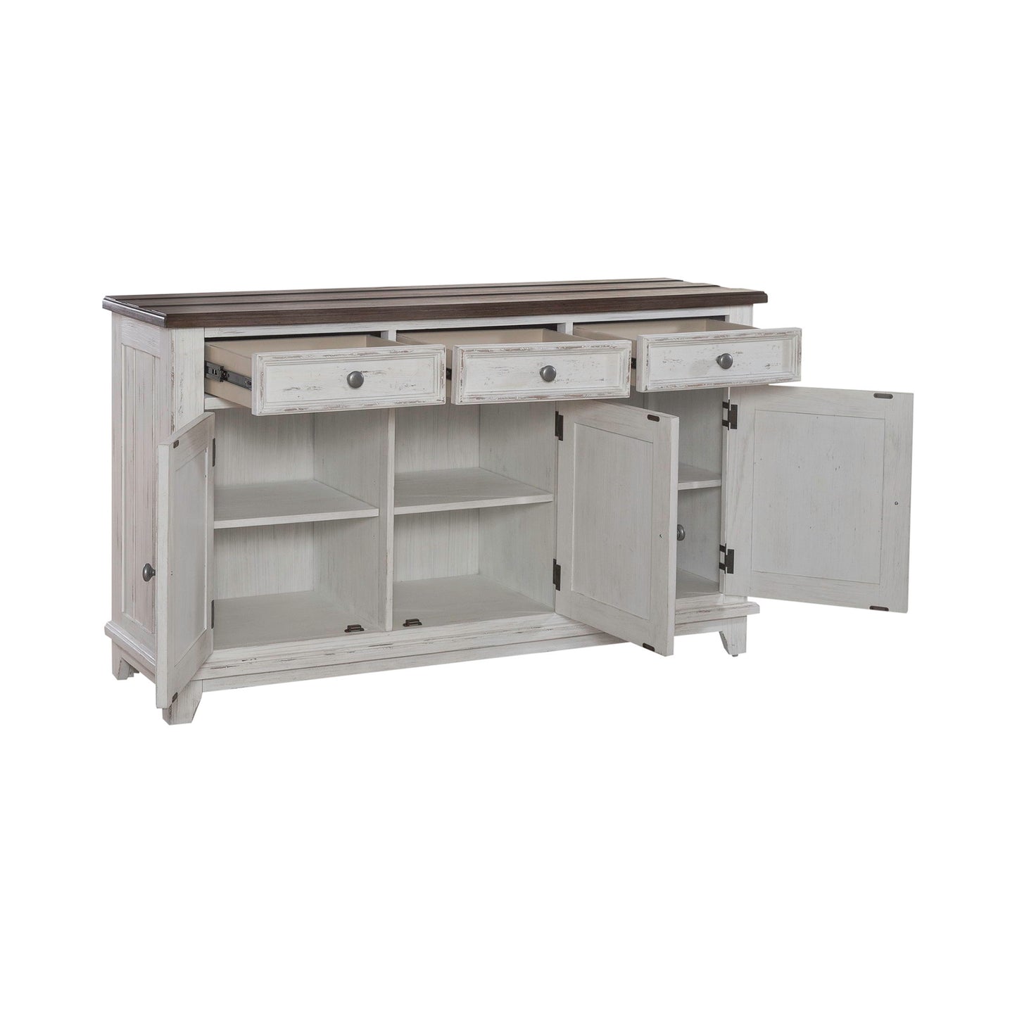 River Place - Accent Server - White